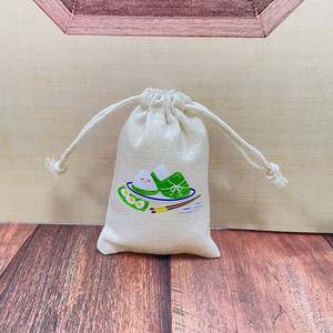 Wholesale Customized logo 10*15cm Jewelry <b>Bag</b> Cotton Canvas Jewelry Pouch <b>Small</b> Cotton Pouch - Product Image 6