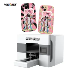 VIGOJET Digital Mini A3 30cm Flachbett-UV-Druck drucker für Phone case A3 UV-Flach bett drucker