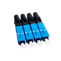 Penjualan Terlaris Pasokan Langsung Pabrik LXO1 60mm SCUPC Kabel Drop Single Mode G657A2 Penempatan Horizontal Sambungan Cepat untuk FTTH