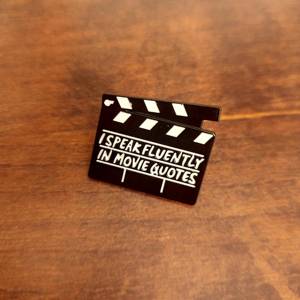 Pin esmaltado con cita de película de drama de la mafia clásica '<span class=keywords><strong>Te</strong></span> daré Cannoli, no puedes negar', alfileres de solapa chapados suaves y duros para ropa - Product Image 4