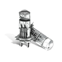 Mini ampoule de phare LED H7, lentille de projecteur LED, ampoule LED de projecteur Plug and Play