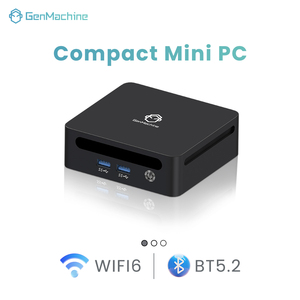 Mini PC GenMachine <span class=keywords><strong>Ryzen</strong></span> 7 <span class=keywords><strong>4800U</strong></span> AMD Radeon 8 Núcleos DDR4 16GB SSD 256GB 1G LAN Wifi 6 BT 5.2 Win11 3 Pantallas 2HD 2USB3.0 - Product Image 1