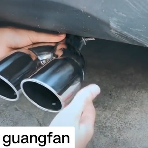 Nhà Máy bán hàng trực tiếp sợi carbon thép không gỉ xả Ống xả xả tip cho xe ô tô - Product Image 4