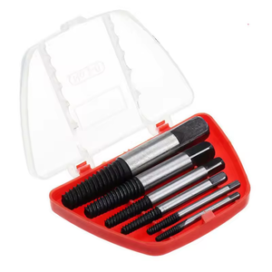 Alta qualità 6 pezzi estrattori a vite smontatori centro punte da trapano <span class=keywords><strong>Set</strong></span> per viti danneggiate rotte perni - Product Image 2