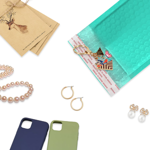 Yc mẫu miễn phí Logo tùy chỉnh gói Bong bóng vận chuyển in Poly gửi thư túi phong bì không thấm nước bên trong lớp phủ Túi bong bóng - Product Image 5