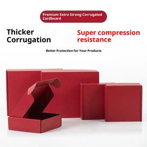 Petites boîtes en carton ondulé recyclé avec gaufrage et personnalisation pour l'expédition et l'emballage de la documentation et des enveloppes - Product Image 6