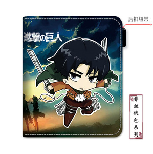 17 Modèles En Gros Eren Jaeger Anime Femmes Portefeuille De Luxe Dames Sac À Main Dessin Animé Boîte Emballage Homme Portefeuille De Luxe Pince À Billets Portefeuille - Product Image 3