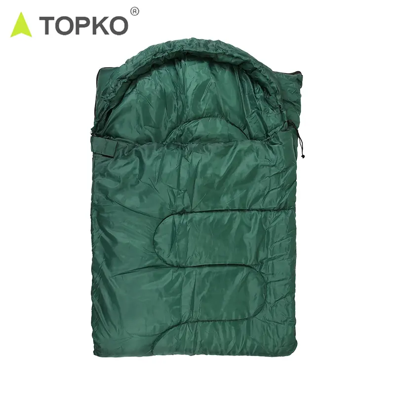 TOPKO taşınabilir tek sıcak satış 3 sezon açık kamp seyahat taşınabilir su geçirmez özel zarf kamp uyku tulumu