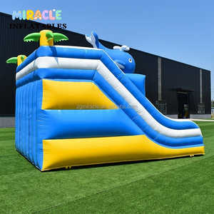 <span class=keywords><strong>Toboggan</strong></span> aquatique gonflable en PVC bleu commercial, facile à installer, pour enfants, <span class=keywords><strong>piscine</strong></span> extérieure - Product Image 3