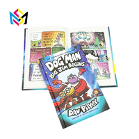 Roman graphique pour enfants personnalisé à couverture rigide, série Dog Man Big Jim Begins, bande dessinée en couleur, livre de bande dessinée pour enfants, impression OEM