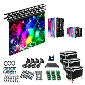 P3 p4 p5 השכרת מסך הוביל תצוגה צבעונית מלאה p2.6 p2.9 p3.91 led לוח מטריצת לוח מציג מערכת קיר וידאו - Product Image 2