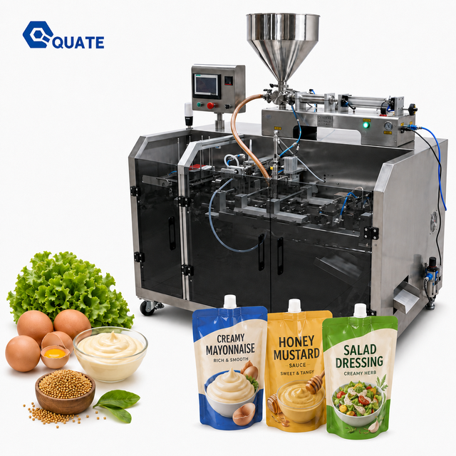 Automatic Doypack Pouch Packing Machine Rotary Premade Pouch Packaging Machine for Sauce Filling
