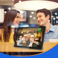 Pantalla Táctil de Señalización de 10.1'' con PoE, 2GB, 16GB, Android 11, Pantalla Publicitaria Comercial, PC Android Todo en Uno, Tableta de Pared