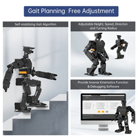 Robot Humanoide Educativo AiNex ROS con Visión Artificial, Impulsado por Raspberry Pi 4B, Algoritmo de Cinemática Inversa Bípeda, Kit de Aprendizaje y Enseñanza