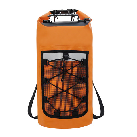 Hot Sale Waterproof PVC Portable Drawstring Duffel Swimming Camping Dry Bag