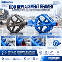 Drillsoltek Ouvre-trou de forage directionnel à hélice de récupération pour l'élargissement de conduites et de canalisations sans tranchée