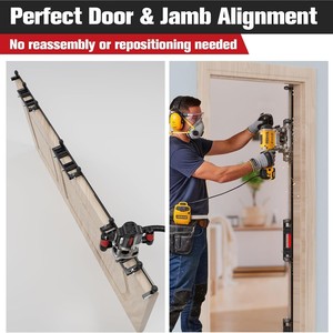 Có thể điều chỉnh 9ft cửa bản lề Mẫu Kit xách tay duy nhất <span class=keywords><strong>Jig</strong></span> cho chính xác hốc vuông bán kính bản lề đầy đủ vườn dụng cụ cầm tay - Product Image 6