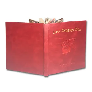 Libro con Copertina Rigida in Pelle PU Personalizzata, Processo di Stampa con Lamina d'<span class=keywords><strong>Oro</strong></span>, Rilegatura Dorata - Product Image 6