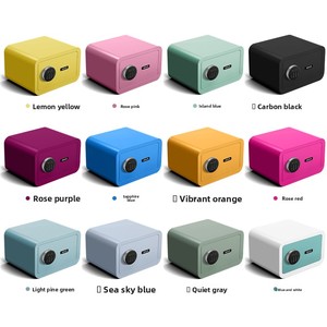 De Ling <span class=keywords><strong>Coffre</strong></span>-fort BX-M/D-CC Petite maison Mot de passe électronique Mini chevet Tout acier Vestiaire mural Installation murale invisible - Product Image 4