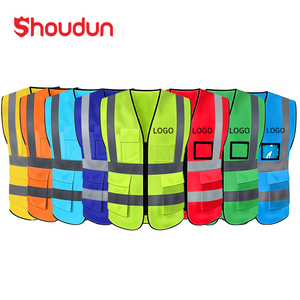 Chaleco de Seguridad de Poliéster de Alta Visibilidad, Colorido, Transpirable, Fluorescente, con Logotipo Personalizable, al por Mayor, para Trabajadores al Aire Libre - Product Image 3