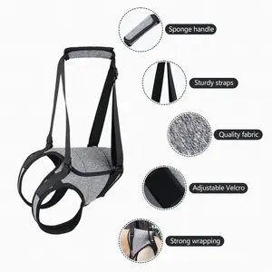 สายรัดยกบุนวมนุ่มปรับได้สำหรับสัตว์เลี้ยงขนาดใหญ่คลาสสิกรองรับขาหลังสำหรับผู้พิการเก่าสุนัขบาดเจ็บที่หลัง - Product Image 2