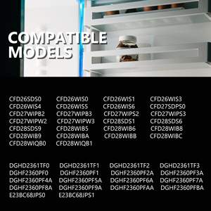 Perno de bisagra para puerta de refrigerador AH2358752, pieza de repuesto de plástico, fácil instalación, uso doméstico - Product Image 3