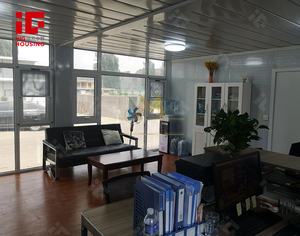 Contenedor de panel sándwich Casa prefabricada Cafetería Restaurante Contenedor Bar Cafetería con cocina - Product Image 6