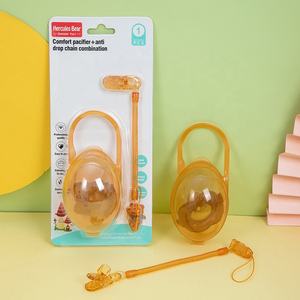 <span class=keywords><strong>Chupete</strong></span> de Silicona Nano <span class=keywords><strong>Plata</strong></span> sin BPA Personalizado al por Mayor con Estuche de Almacenamiento de PP y <span class=keywords><strong>Cadena</strong></span> Anticaída para Recién Nacidos 9336 - Product Image 3