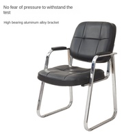 Chaise berçante pliable en métal moderne accoudoir arrière d'échelle-chaise de bureau polyvalente pour la maison de loisirs de conférence