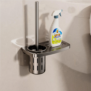 Juego <span class=keywords><strong>de</strong></span> 5 Accesorios <span class=keywords><strong>de</strong></span> <span class=keywords><strong>Baño</strong></span>, Toallero Plegable Multipolar Autoadhesivo <span class=keywords><strong>para</strong></span> Montar en la Pared, Juego <span class=keywords><strong>de</strong></span> Porta Toallas <span class=keywords><strong>de</strong></span> <span class=keywords><strong>Baño</strong></span> - Product Image 4