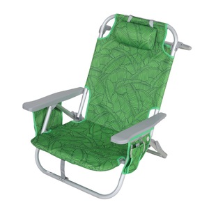 Silla de Playa Plegable Ligera con Respaldo Ajustable y Bolsas de Transporte, Sillas Portátiles y Resistentes para Playa y Camping - Product Image 1