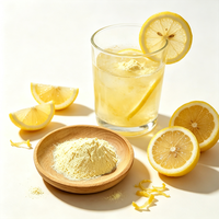 Poudre de citron lyophilisée naturelle de qualité alimentaire, poudre de fruits instantanée pour jus, boissons et pâtisseries