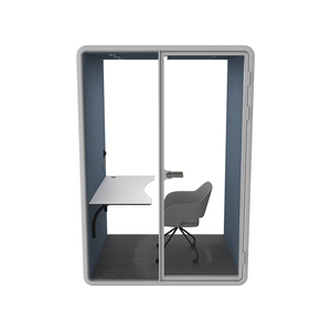 Durable Soundproof Phone Booth Ergonomic Acoustic Office Pod Indoor Portable Cabin with LED Lighting - Product Image 4