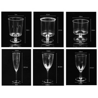 Vente de gros Gobelet à champagne incassable en plastique Verres à vin blanc