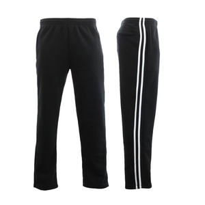 Pantalon en molleton mélangé pour homme, coupe décontractée, tissu riche en coton, taille élastique, confortable, grandes tailles incluses, idéal pour la détente quotidienne - Product Image 4