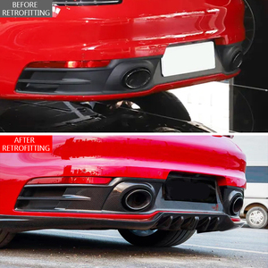 Kit de modification de pare-chocs arrière en fibre de carbone léger et de haute valeur pour 911 Carrera 992 (2019-2024) - Product Image 2