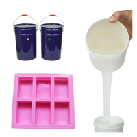 Caoutchouc de silicone liquide 1:1/10:1 pour la fabrication de moules en silicone, caoutchouc de silicone RTV-2