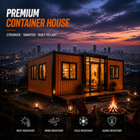 Rumah Kontainer Lipat Dua Sayap yang Dapat Diperluas, Rumah Modular Prefabrikasi, Rumah Lipat Portabel, Instalasi Cepat, Kabin Hunian Bergerak
