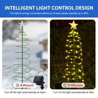 Auto Ein/Aus 6-8 Stunden Solar betriebene LED-Stern Weihnachts beleuchtung IP65 Outdoor Hotel Landschaft Dekorativ für Weihnachts feiern
