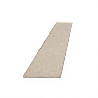Tapis de cuisine tressé en jute pour lave-vaisselle 43,5x200cm, antidérapant, lavable, pour salle à manger, couloir, buanderie, beige