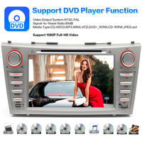 Radio Estéreo para Auto con Reproductor de CD Integrado 2DIN para Camry 2007-2011, Apple CarPlay y Android Auto Inalámbricos para el Tablero
