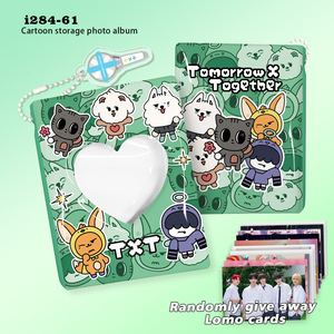 อัลบั้มใส่การ์ดรูปภาพลายการ์ตูนน่ารัก วัสดุ PVC สำหรับแฟนคลับไอดอล KPOP พร้อมช่องใส่การ์ดขนาด 3 นิ้ว ขายส่ง - Product Image 2