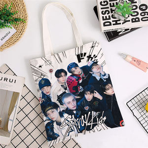 Bolsa de Lona KPOP STRAYKIDS, Bolsa de Compras Resistente con Asa al Hombro y Diseño de Figura - Product Image 4