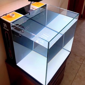 Koraal Rechthoekig Glazen <span class=keywords><strong>Aquarium</strong></span> Achterfilter Tank 220V Milieuvriendelijk voor Binnen, Woonkamer, Zoutwater, Zoetwater, Aanrechtblad - Product Image 2