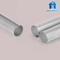 Tube rond en alliage d'aluminium de 38 mm, 1,2 mm, pour stores enrouleurs, rideaux occultants, accessoires pour rideaux électroniques de bureau