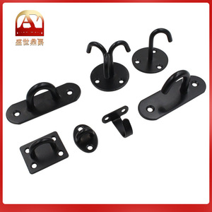 ตะขอแขวนติดผนังแบบหมุนได้ สแตนเลสสีดำ สำหรับพัดลมติดผนัง โคมไฟ 8965 - Product Image 5