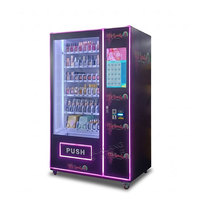 Distributeur automatique de snacks et de boissons fiable par tous les temps avec écran tactile, surveillance à distance et fonctionnalités intelligentes