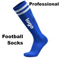 Chaussettes de compression anti-bactériennes sublimées personnalisées, respirantes, pour l'entraînement au football, en Spandex/Coton, kit de vêtements de sport d'équipe