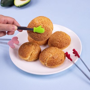 Hot Colorful <strong>Hand</strong> Shape Mini Kids Sugar <strong>Tongs</strong> Stainless Steel Serving Food <strong>Tongs</strong> With Silicone Tips - Product Image 3