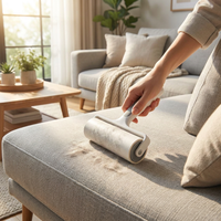 Recharges de rouleaux anti-poils ultra-adhésifs de qualité supérieure, lot de 10, pour vêtements, canapés et tapis